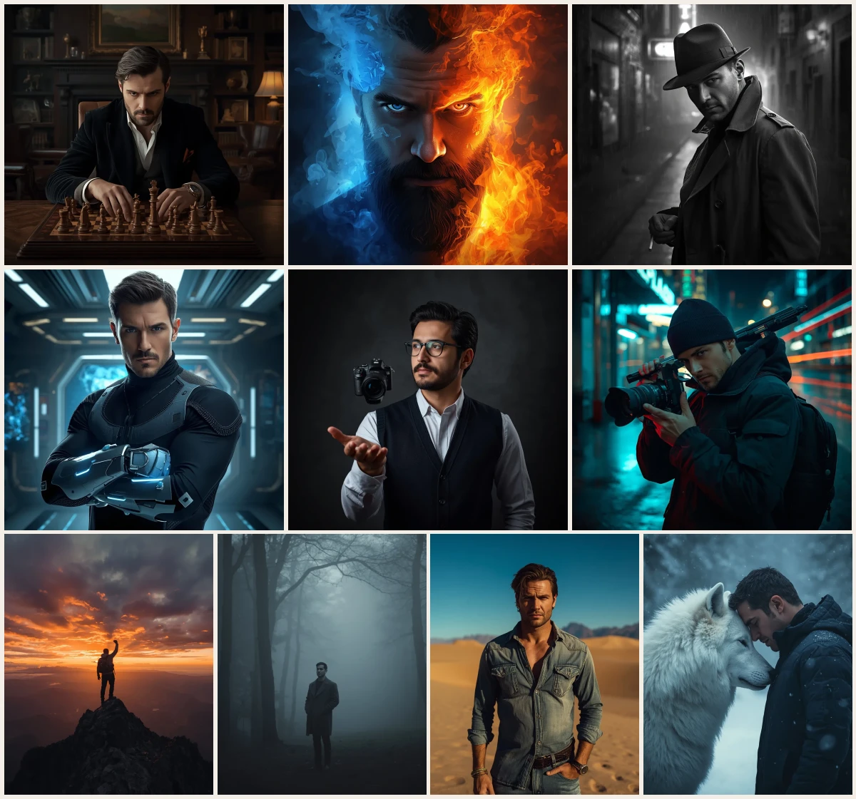 New 10 AI Prompts for Influencer Men's Fashion with Premium Editorial Photography